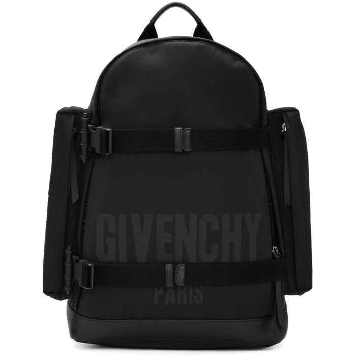 Photo: Givenchy Black Canvas Backpack