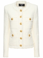 BALMAIN - Tweed Lurex Buttoned Jacket
