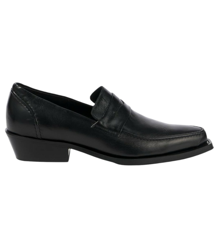 Photo: Our Legacy Cypher leather penny loafers