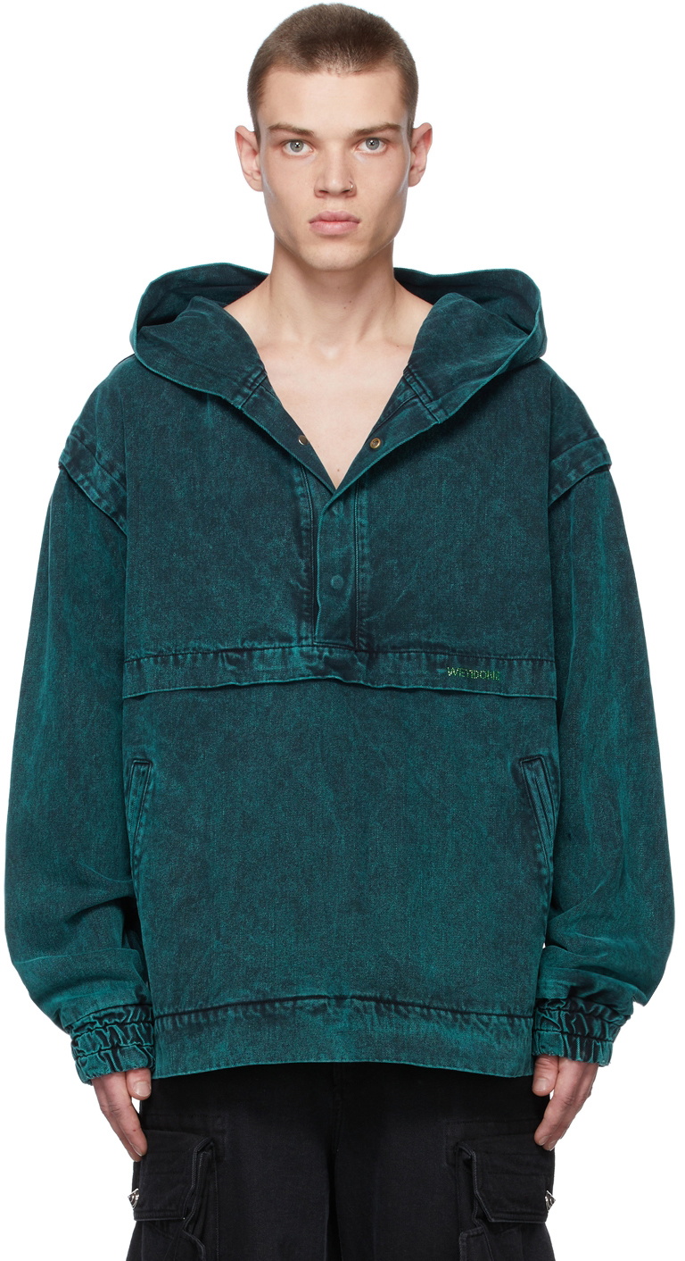 We11done Blue Anorak Hoodie We11done