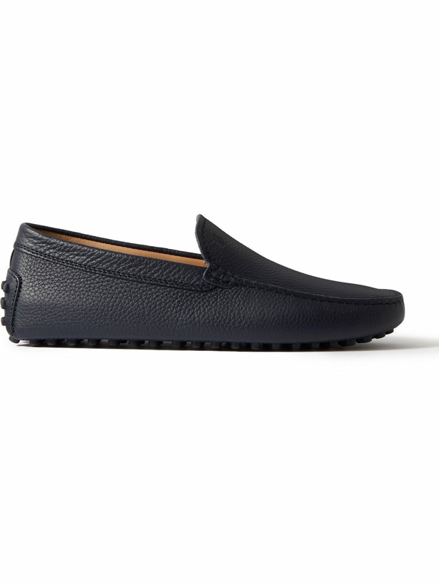 Photo: Tod's - Pantofola Gommino Full-Grain Leather Driving Shoes - Blue