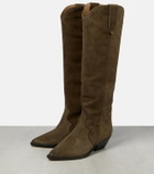 Isabel Marant Denvee suede knee-high boots
