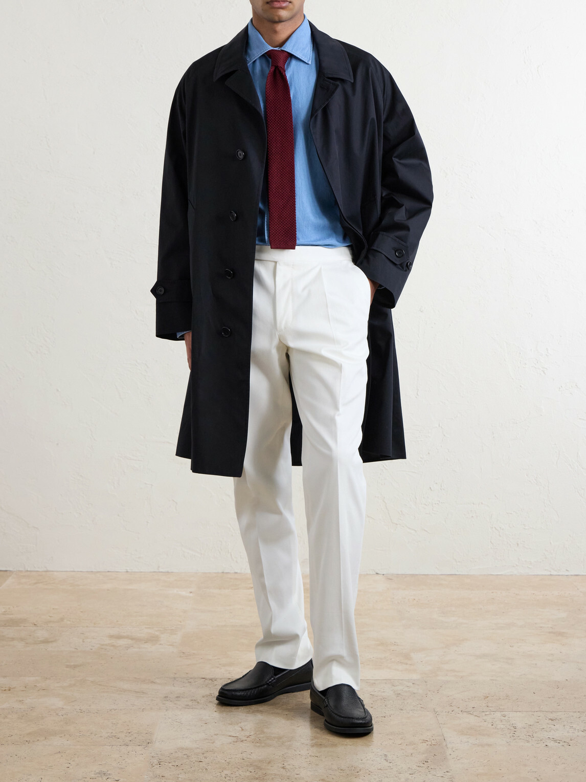 De Petrillo - Cotton-Chambray Shirt - Blue