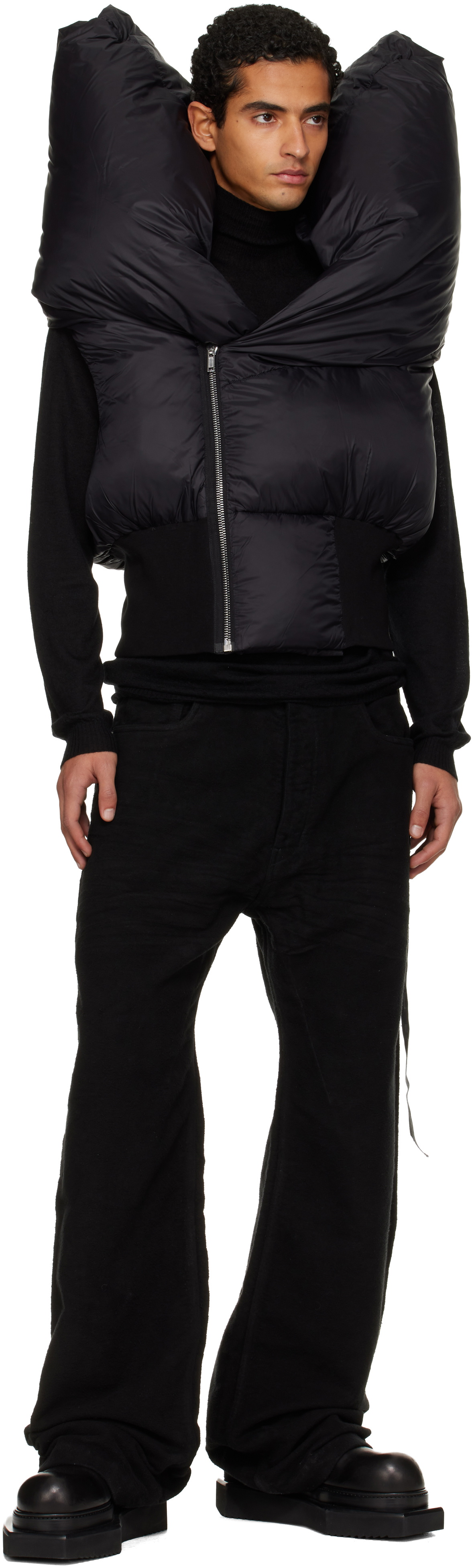 Rick Owens DRKSHDW Black Concordians Anubis Vest