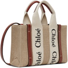 Chloé Beige & Tan Mini Woody Bag