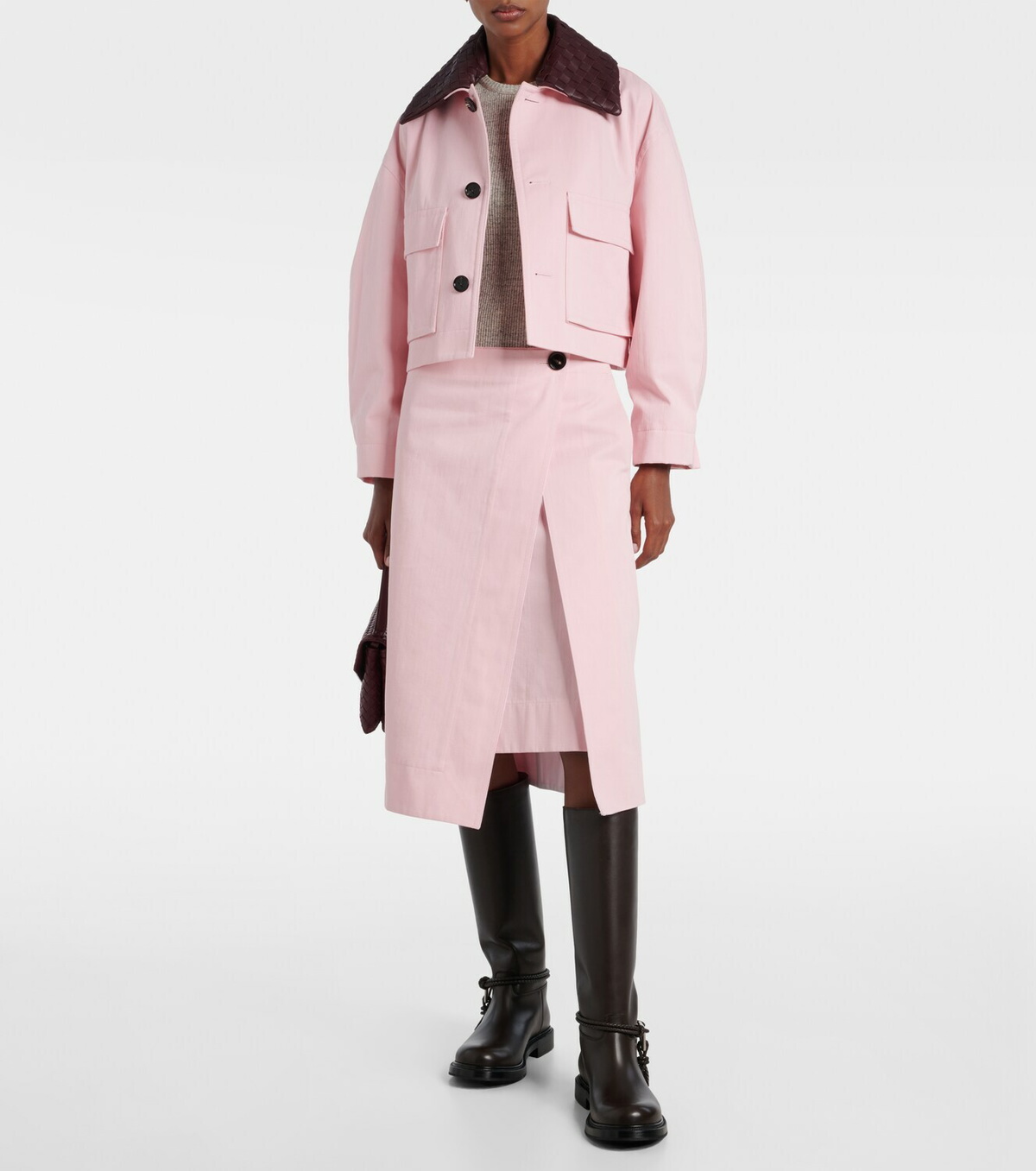 Bottega Veneta Leather knee-high boots