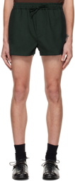 Ernest W. Baker SSENSE Exclusive Green Sport Shorts