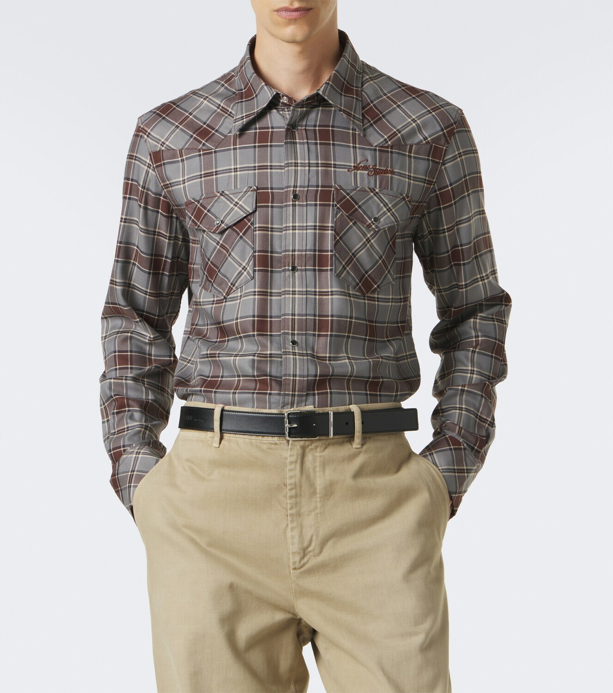 Acne Studios Surrow checked flannel shirt