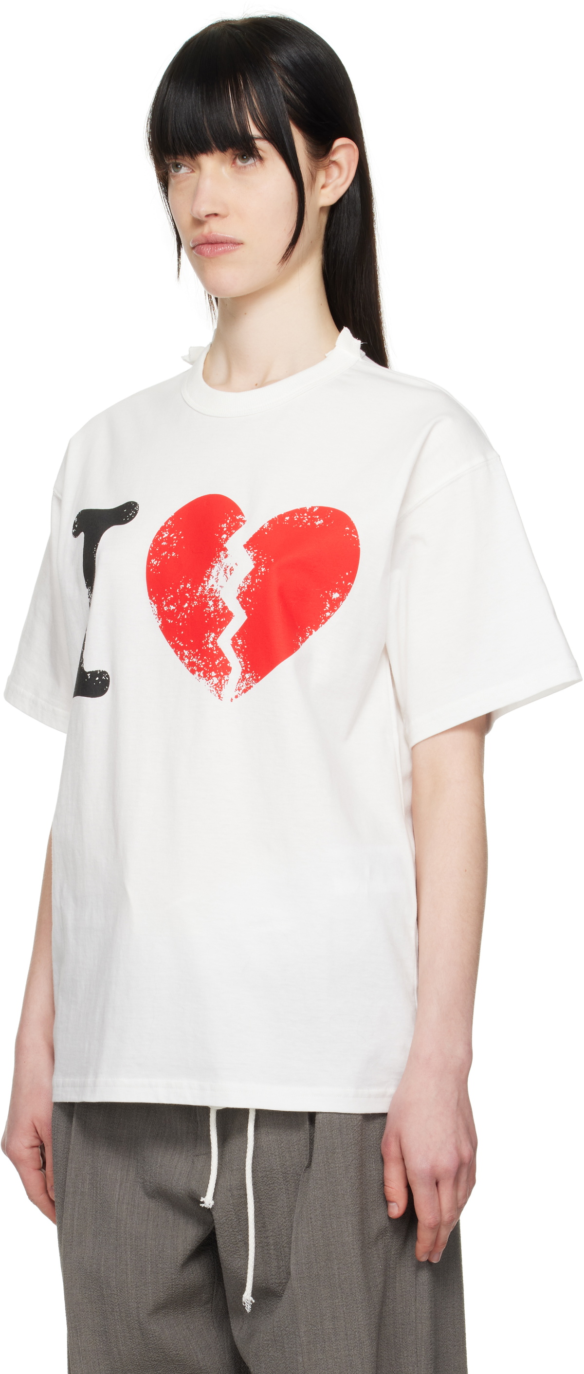 Magliano White 'I Suffer' T-shirt