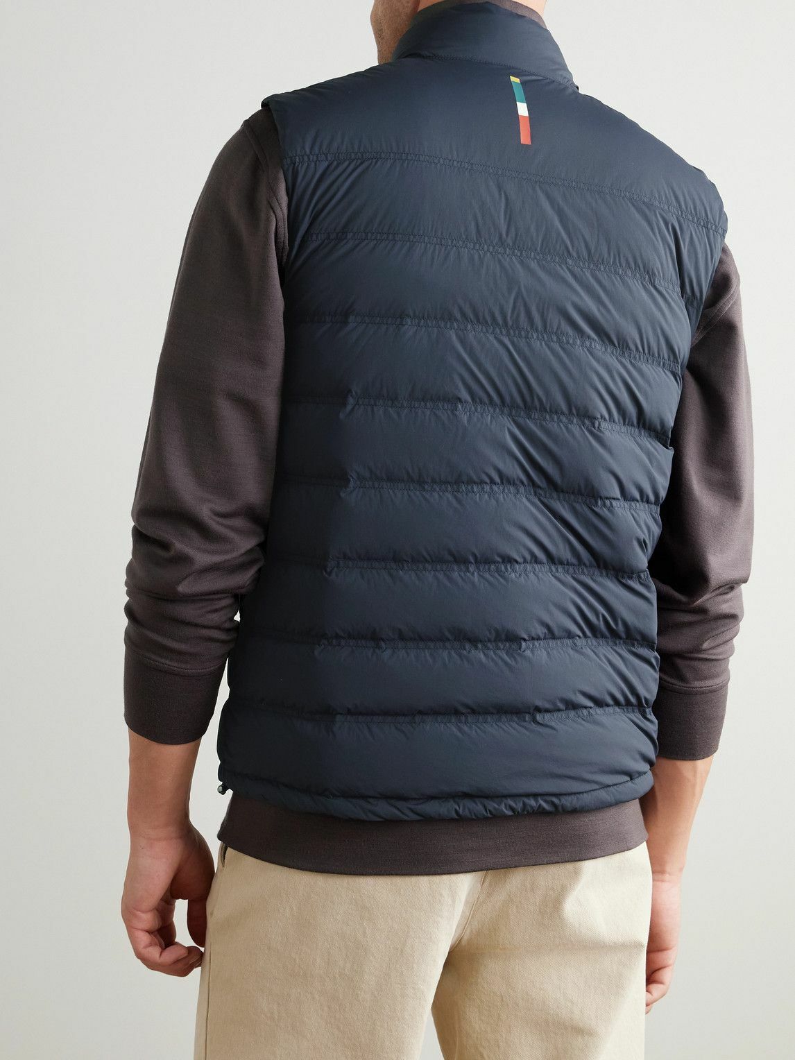 Orlebar Brown - Hopper Slim-Fit Quilted Stretch-Shell Down Gilet - Blue