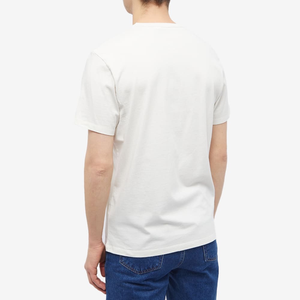 Maison Kitsuné Men's Café Kitsune Fox Classic T-Shirt in Coconut