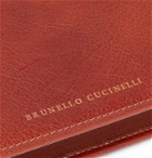 Brunello Cucinelli - Full-Grain Leather Document Holder - Brown