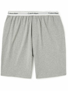 Calvin Klein Underwear - Cotton-Blend Jersey Pyjama Shorts - Gray