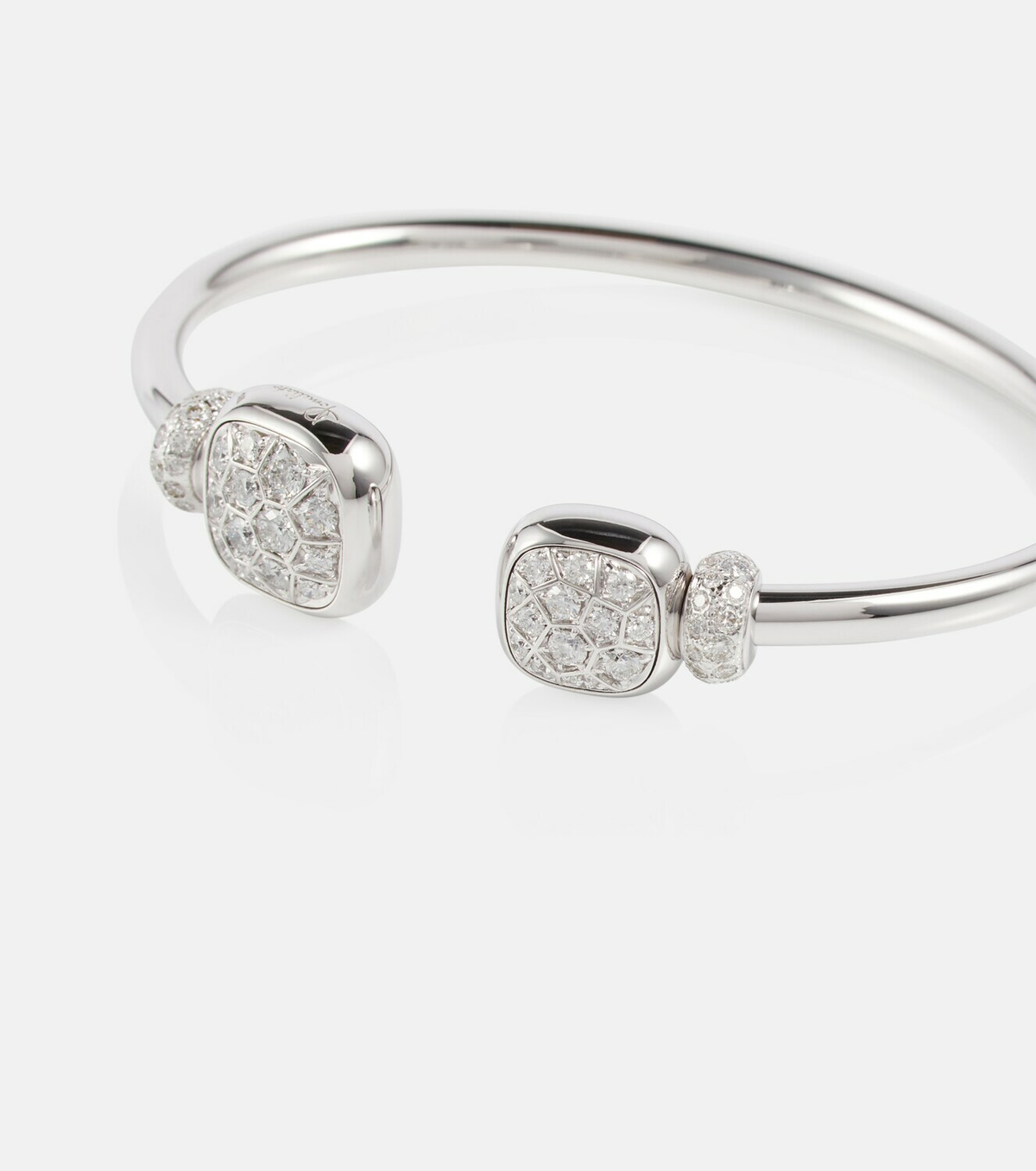 Pomellato - Nudo 18kt gold bracelet with diamonds and topaz
