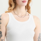 Tom Wood 18" Bo Chain Thick in Silver 