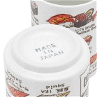 BEAMS JAPAN Men's Fish Ceramic Cup - Set of 2 in White