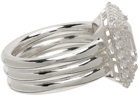 Hatton Labs Silver Crown Stone Ring