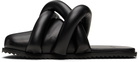 YUME YUME Black Closed Toe Tyre Slide Loafers