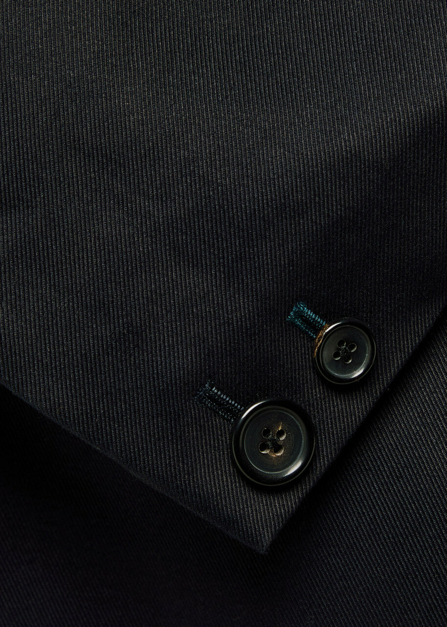 PS Paul Smith Tailored Lyocell and Cotton-blend Jacket Navy