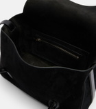 Tom Ford Eclipse Medium suede shoulder bag