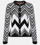 Missoni Zig-zag cotton-blend cardigan