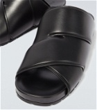 Bottega Veneta Crossover leather sandals