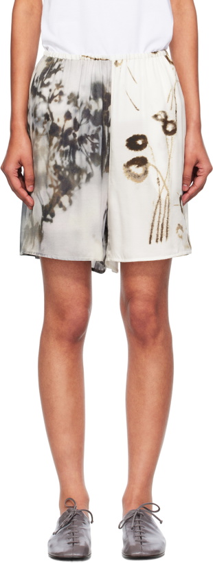 Photo: Cordera White Printed Shorts