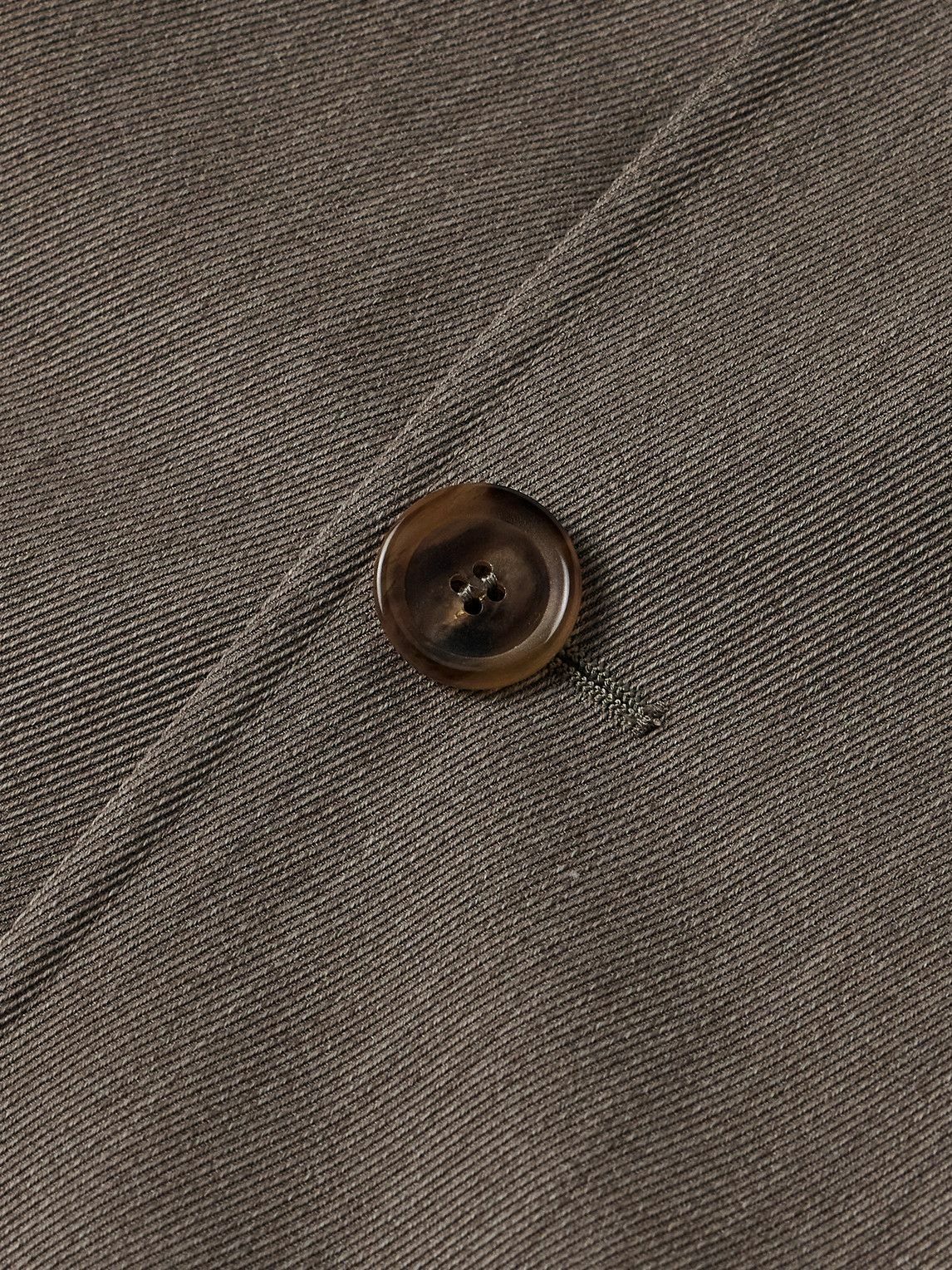 Saman Amel - Belted Wool-Twill Coat - Brown