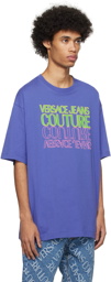 Versace Jeans Couture Blue Upside Down T-Shirt