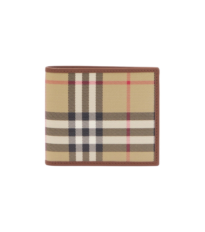 Photo: Burberry Burberry Check canvas bifold wallet