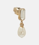 McQueen Skull embellished drop earrings