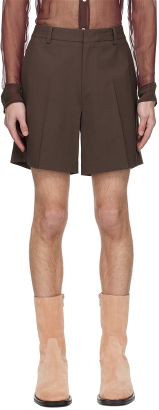 Photo: System Brown Set Up Shorts
