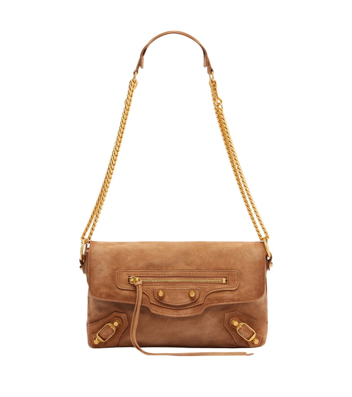 Photo: Balenciaga Le City suede shoulder bag