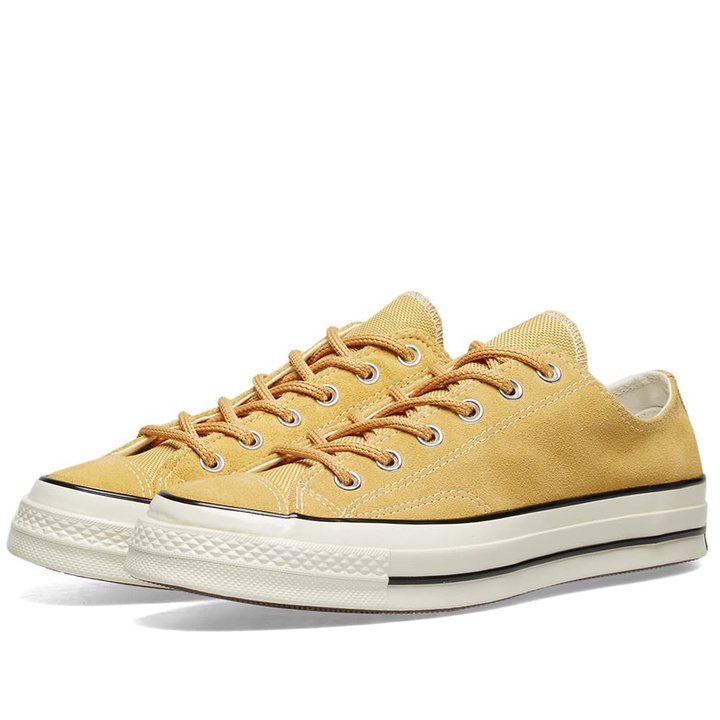 Photo: Converse Chuck Taylor 1970s Ox Basecamp Suede Desert Marigold & Egret