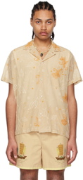 Bode Beige Lilium Shirt