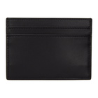 Saint Laurent Black and Silver Tiny Monogramme Card Holder