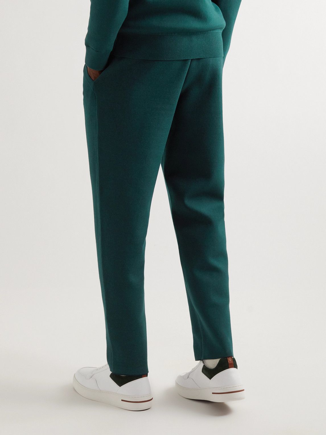 Loro Piana - Worton Tapered Cotton-Blend Sweatpants - Blue Loro Piana