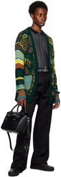 Vivienne Westwood Multicolor Blurry Oversized Cardigan