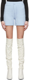 KHAITE Blue 'The Kev' Shorts