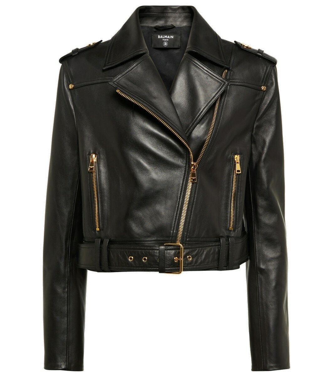 Balmain Leather biker jacket Balmain
