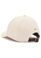 Brunello Cucinelli Logo-embroidered Cotton cap Off White