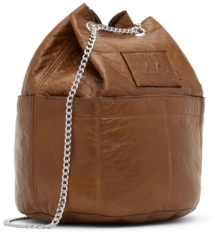 Martin Asbjørn Brown Chain Bonded Messenger Bag