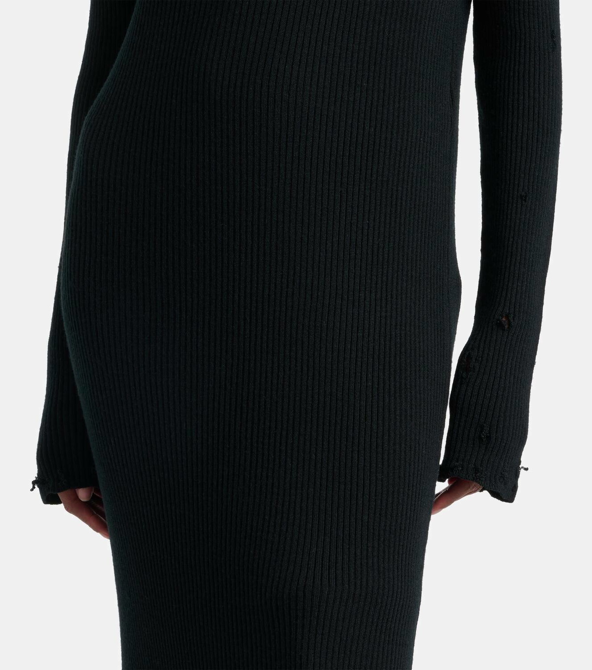 Balenciaga Wool-blend midi dress