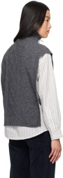 A.P.C. Gray Cameron Vest