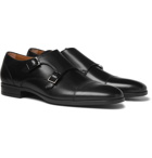 Hugo Boss - Kensington Leather Monk-Strap Shoes - Black