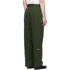 Maison Margiela Green Zipper Trousers