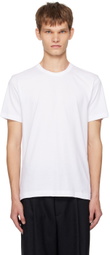Comme des Garçons Shirt White Crewneck T-shirt