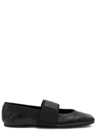 Givenchy Logo-appliquéd Leather Ballet Flats Black