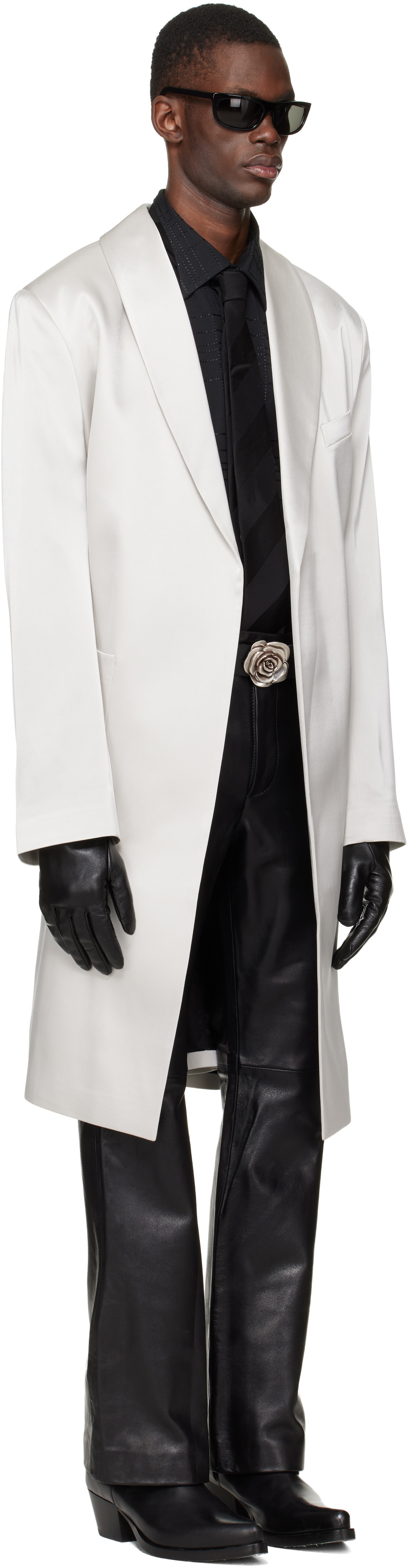 Ernest W. Baker Off-White Tailored Coat