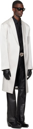 Ernest W. Baker Off-White Tailored Coat